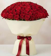 Букет 101 Красная роза Милано в Новоузенске