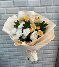 Букет цветов из:  Розы и Хризантемы в Новоузенске