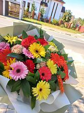 Букет цветов из:  Герберы #REPLACE_PRED# Новоузенске