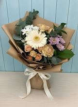 Букет цветов из:  Герберы и Хризантемы в Новоузенске