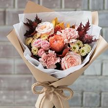 Букет цветов из:  Гвоздики, Хризантемы и Розы #REPLACE_PRED# Новоузенске
