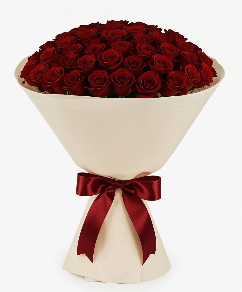 Букет 101 Бордовая роза Блэк Бакарра в Новоузенске