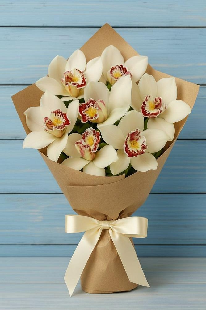 Букет цветов из: Орхидеи и Розы в Новоузенске